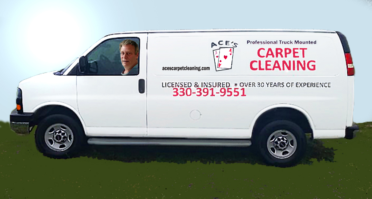 Ace's Carpet Cleaning Van